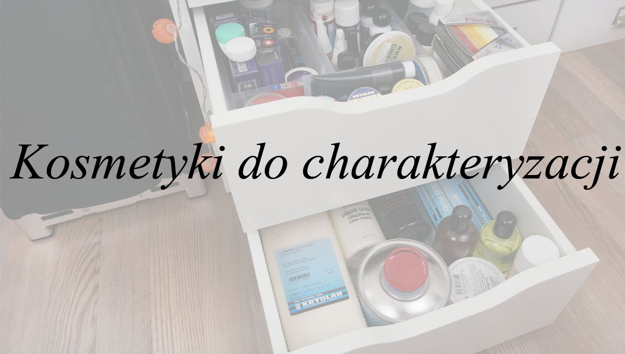 Moja kolekcja kosmetyków do charakteryzacji