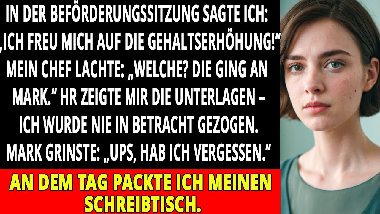 „ICH FREUE MICH AUF DIE GEHALTSERHÖHUNG!“ – MEIN CHEF LACHTE NUR UND SAGTE: „WELCHE ERHÖHUNG?“