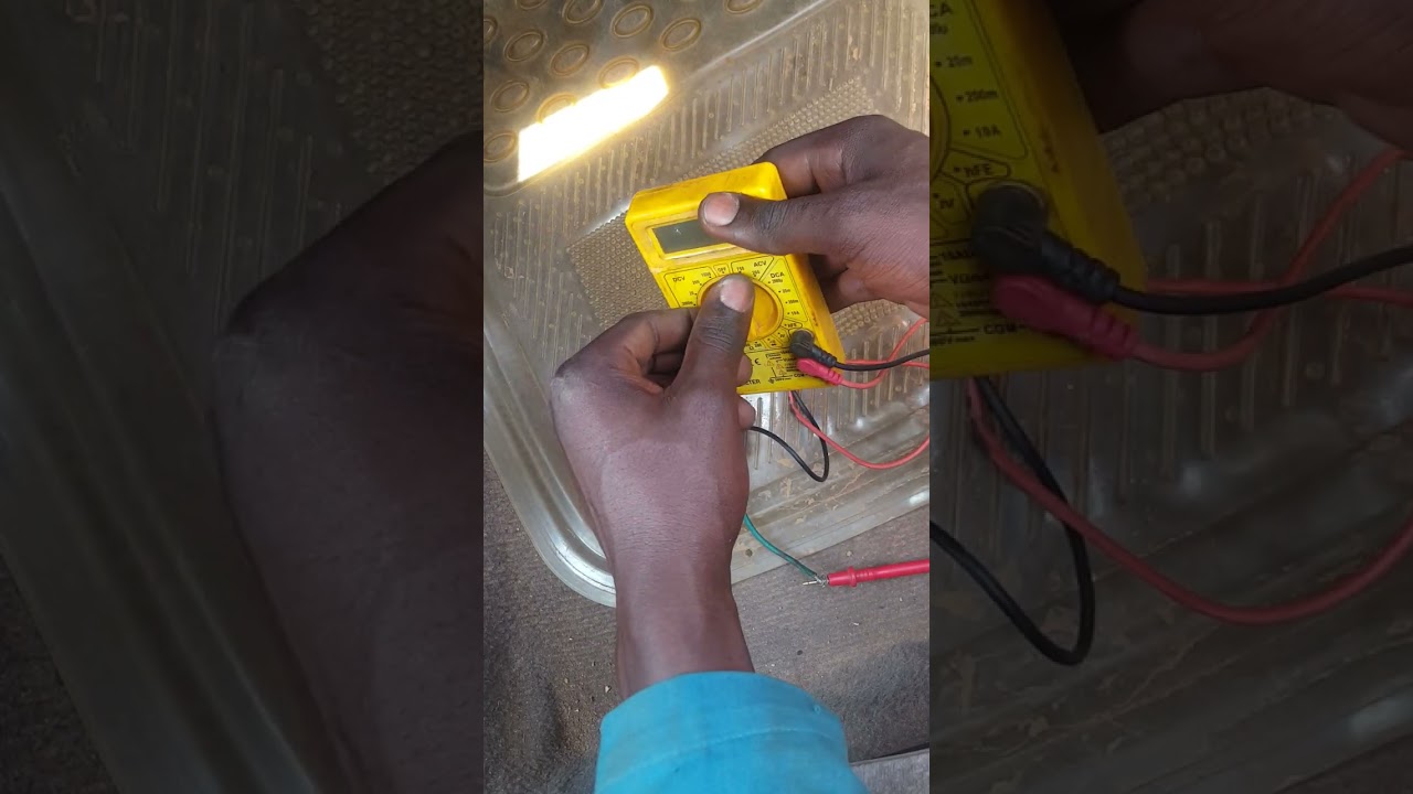 How to test brake switch with multimeter