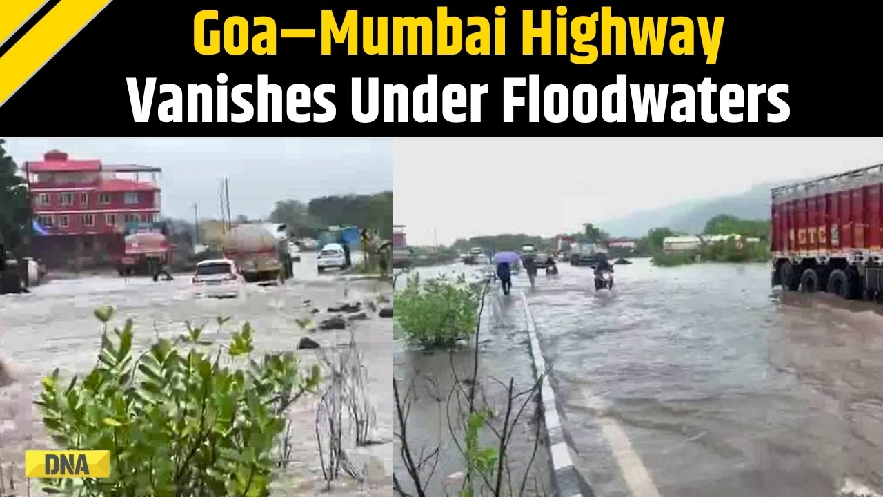 Mumbai News: Goa&ndash;Mumbai Highway Underwater After Heavy Rain | Shocking Flood Scenes