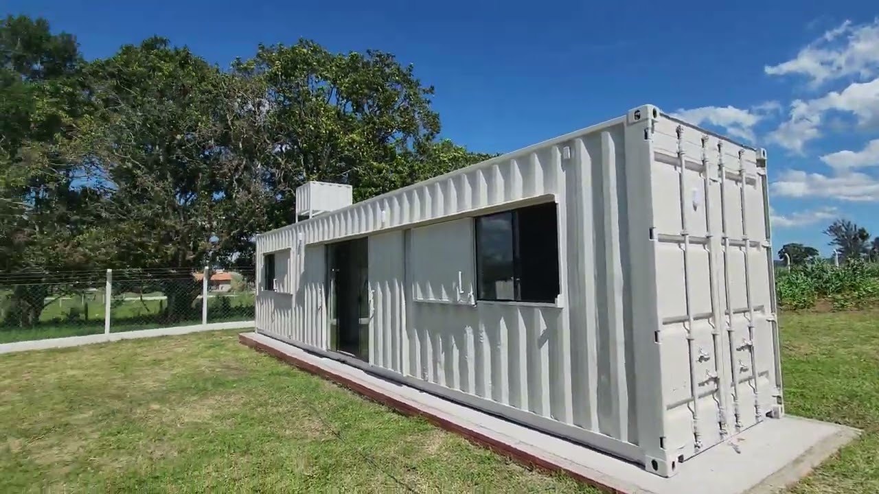 Casa Container com dois dormitórios, 30m2 Entregue em Boituva/SP - Azul Containers 🏡♻️