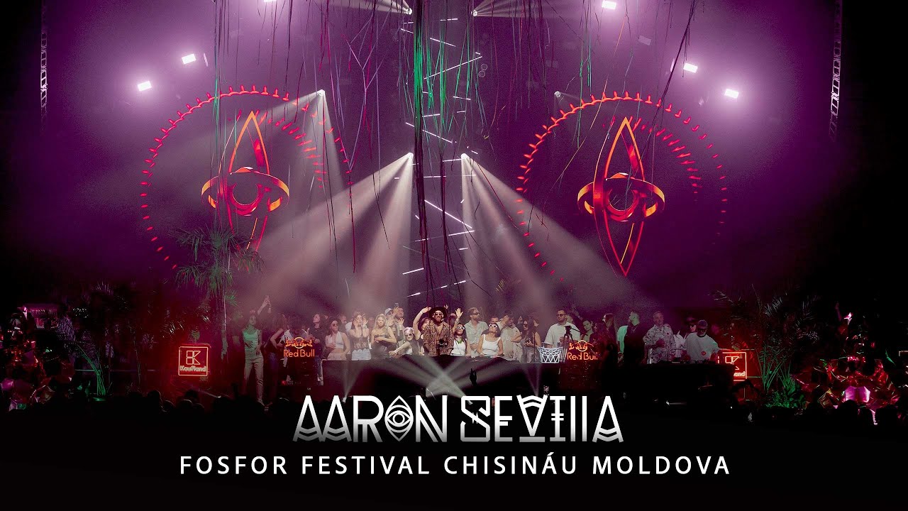 Aaron Sevilla Live Afro House Dj Set at Fosfor Festival Moldova