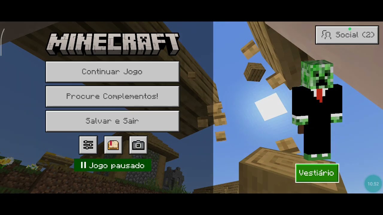 jogando com algumas skins que eu tenho 