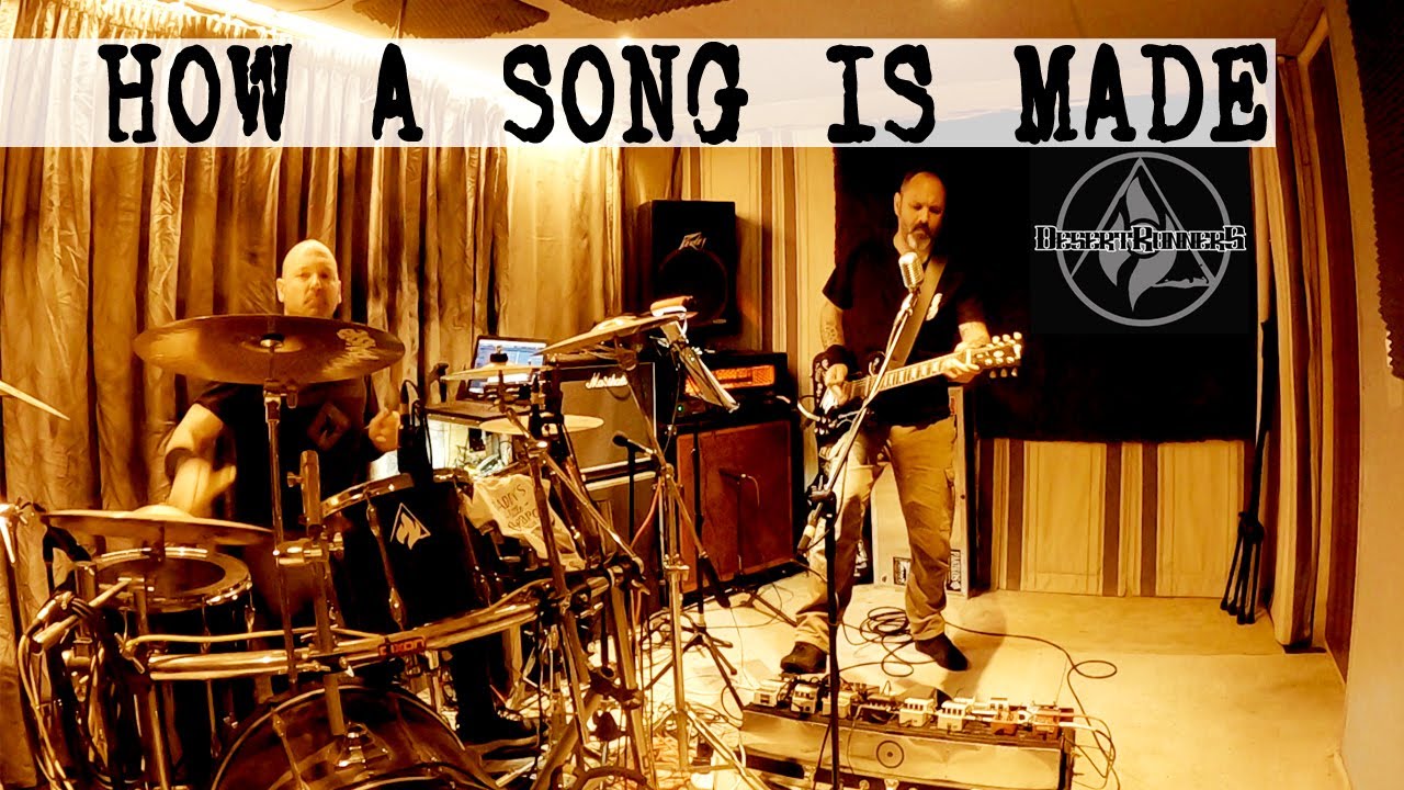 How a song is made.  DESERT RUNNERS in the studio