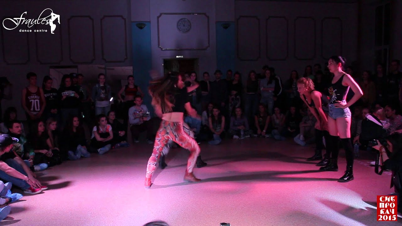 Siberian Dancehall Contest 2015 - Dancehall 2x2 - 1/8 final - Katya & Nastya vs. Ice Cream Crew