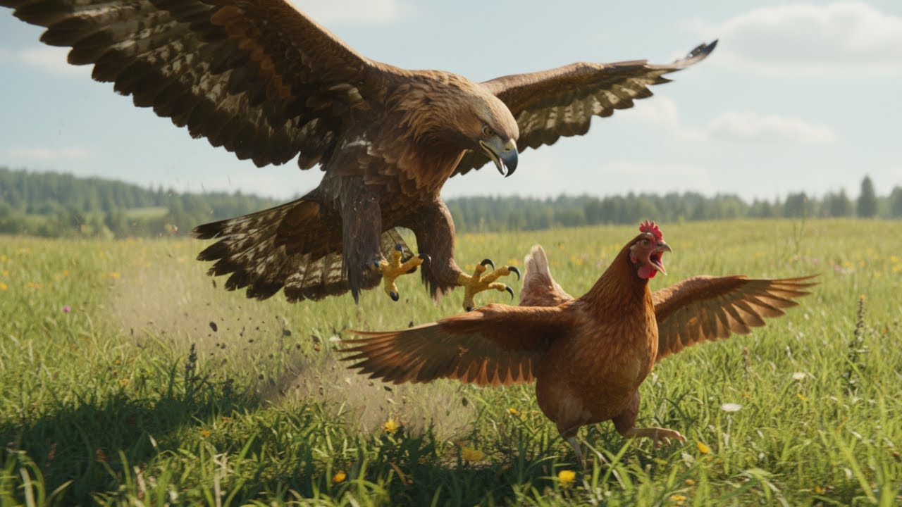 Rescue | A Goat’s Urgent Cry Helps Save a Mother Hen from a Hawk| Animal Rescue