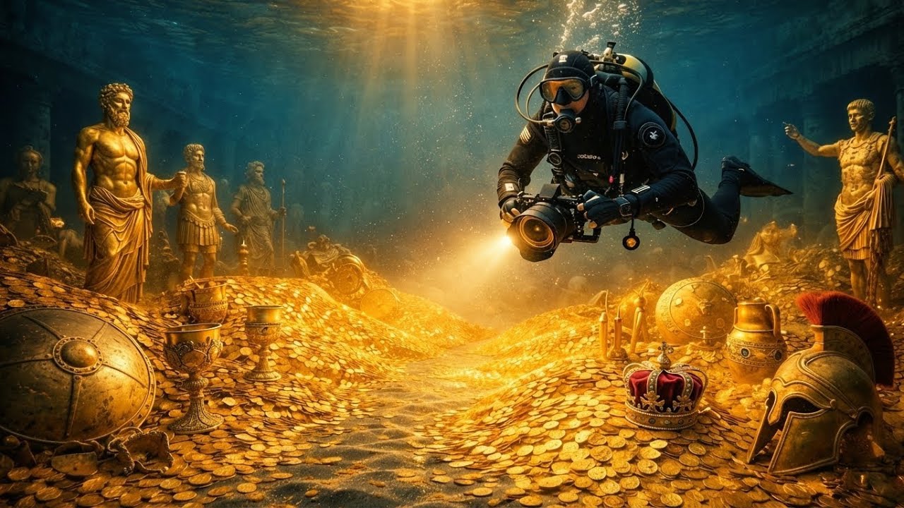 2,000 Years Underwater: The Hidden Roman Treasure of Caligula’s Lost Temple