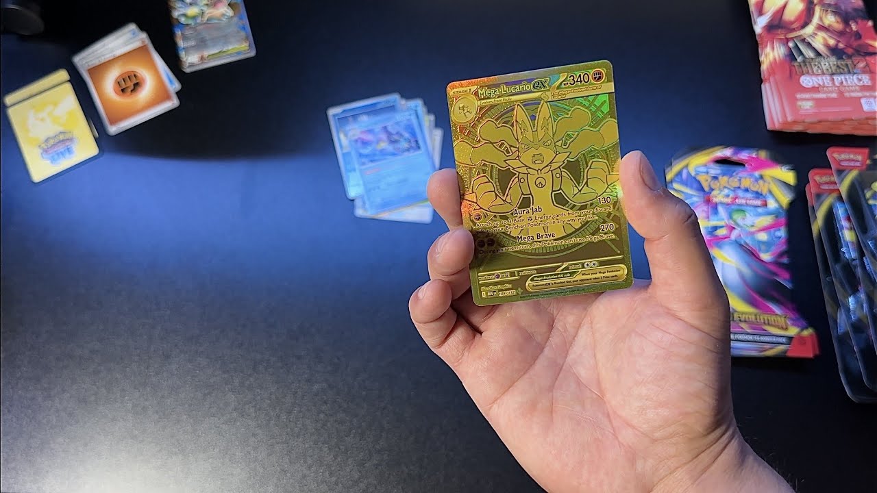 SHOCKED !!! Mega Evolution GOLD Mega Lucario EX pull from a Target blister pack
