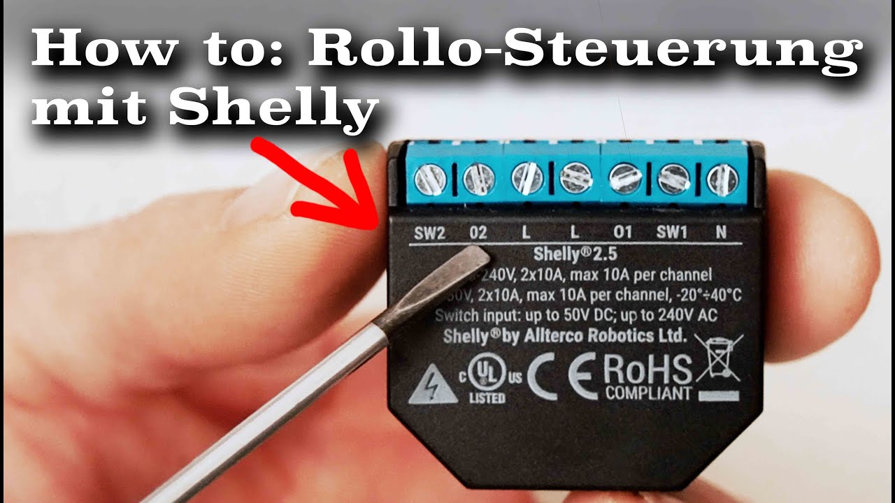 How to: Shelly Rollo-Steuerung | Installation & Einrichtung | michaswerkstatt
