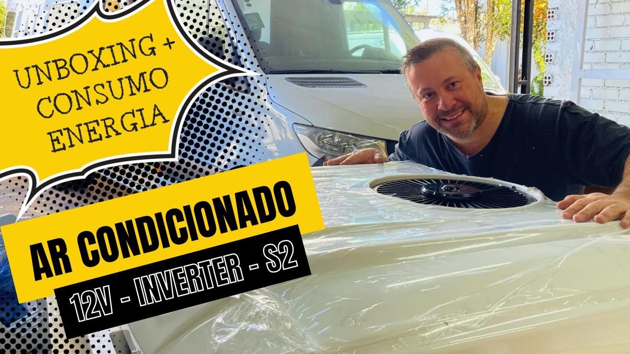 AR CONDICIONADO 12V NO MH - Unboxing, instalação e consumo de energia | Ep 56 | Rotas Pelo Mundo