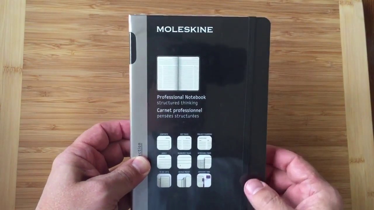 Unwrapping the Moleskine Professional Notebook