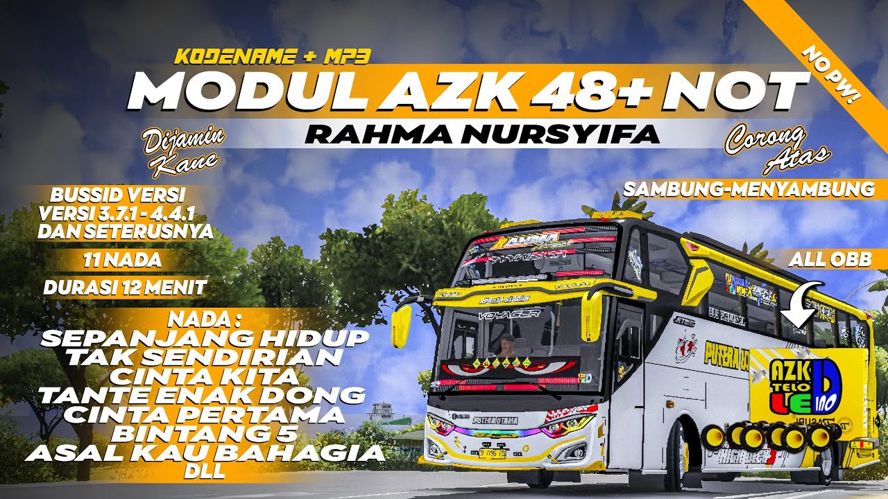 VIRAL‼️SHARE KD BASURI 48 NOT RAHMA NURSYIFA😎🤙NO PW! FULL NADA TERBARU CUY! 😋|| BUSSID V3.7.1-V4.4.1