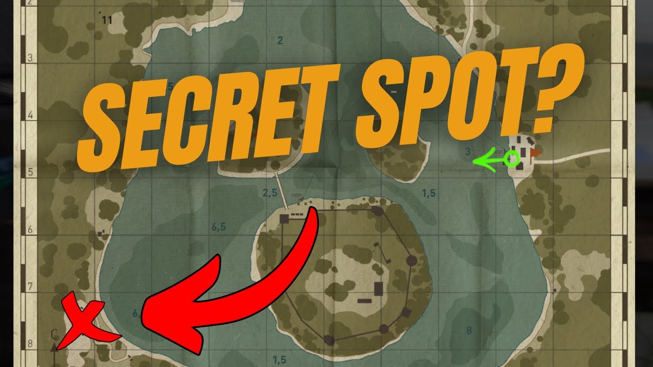 UNIQUE locations on every map PART 1 Russian Fishing 4
