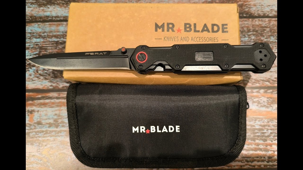 Складной нож! Mr. Blade Ferat! All Black! D2! Реплика! China!