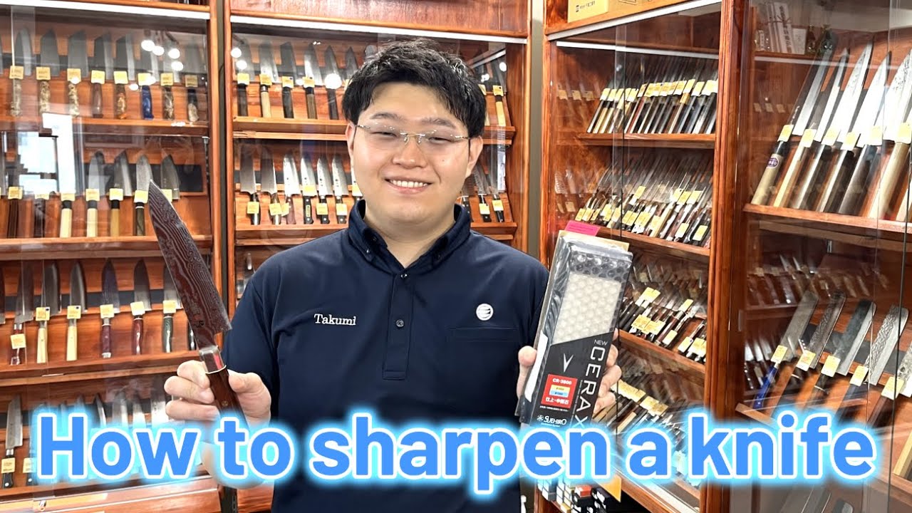 How to sharpen a knife with a whetstone and maintain a whetstone
