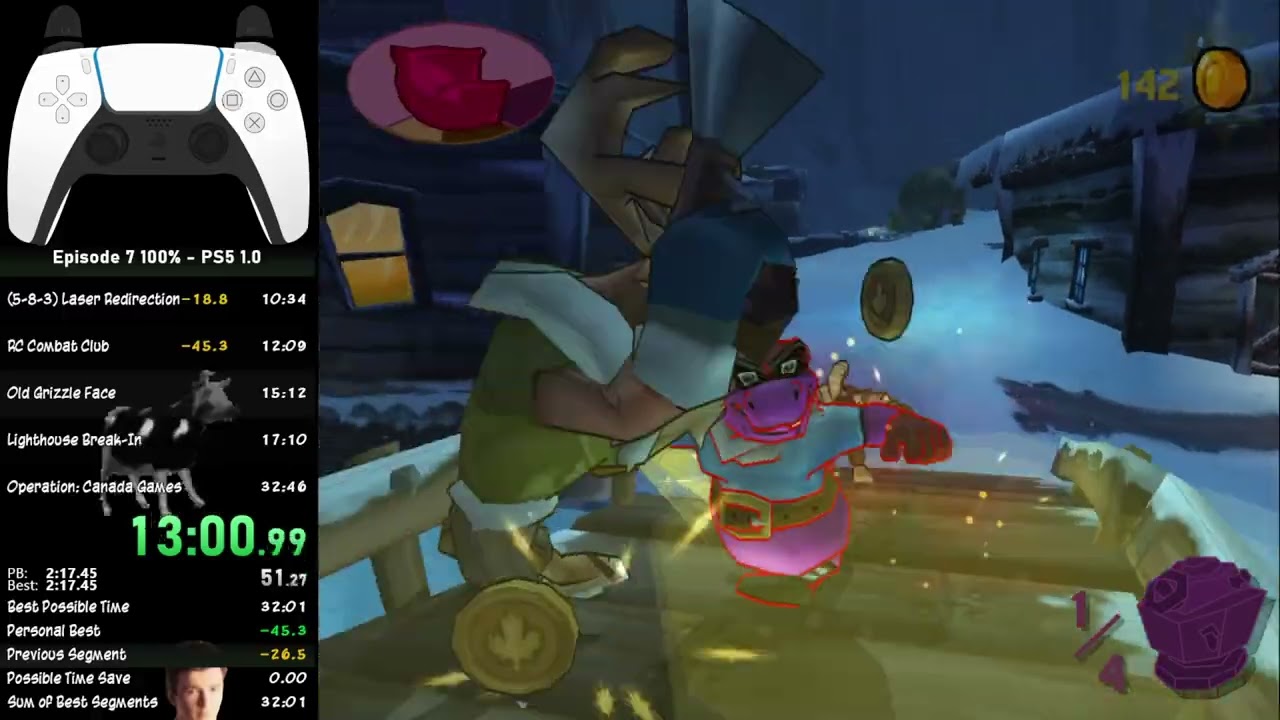 Sly 2 episode 7 100% ps5 (v1.0) speedrun in 31:42