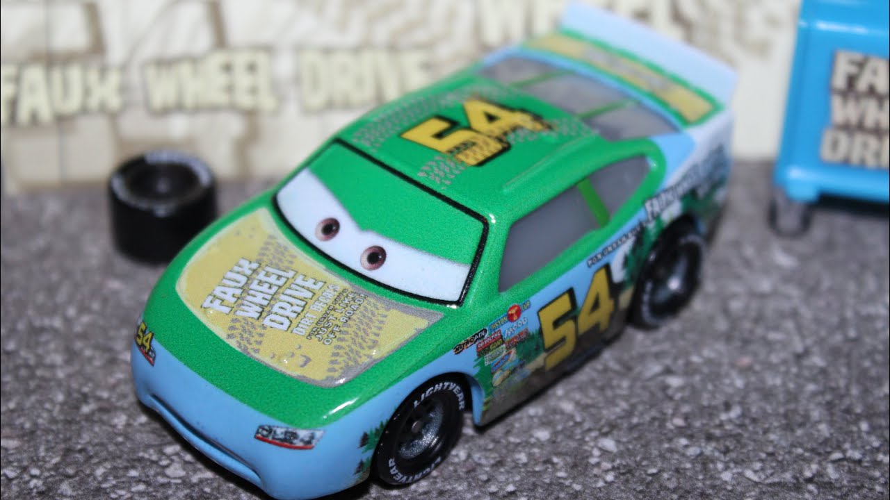 Mattel Disney Cars Джонни Блеймер с фальшивым приводом, №54, гонщик Кубка Поршня (вариант 2023 го...