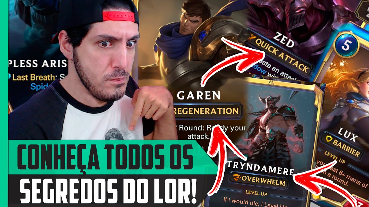 COMO JOGAR Legends of Runeterra! APRENDA TODAS AS MEC&Acirc;NICAS DO LENDAS DE RUNETERRA! GUIA de LOR