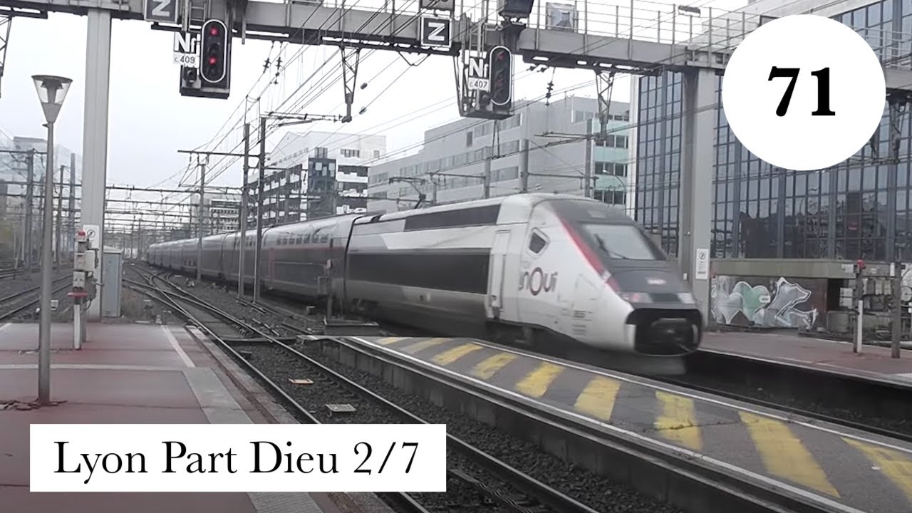 GPF n°71 : TGV, Fret et BGC en gare de Lyon Part Dieu (2/7)