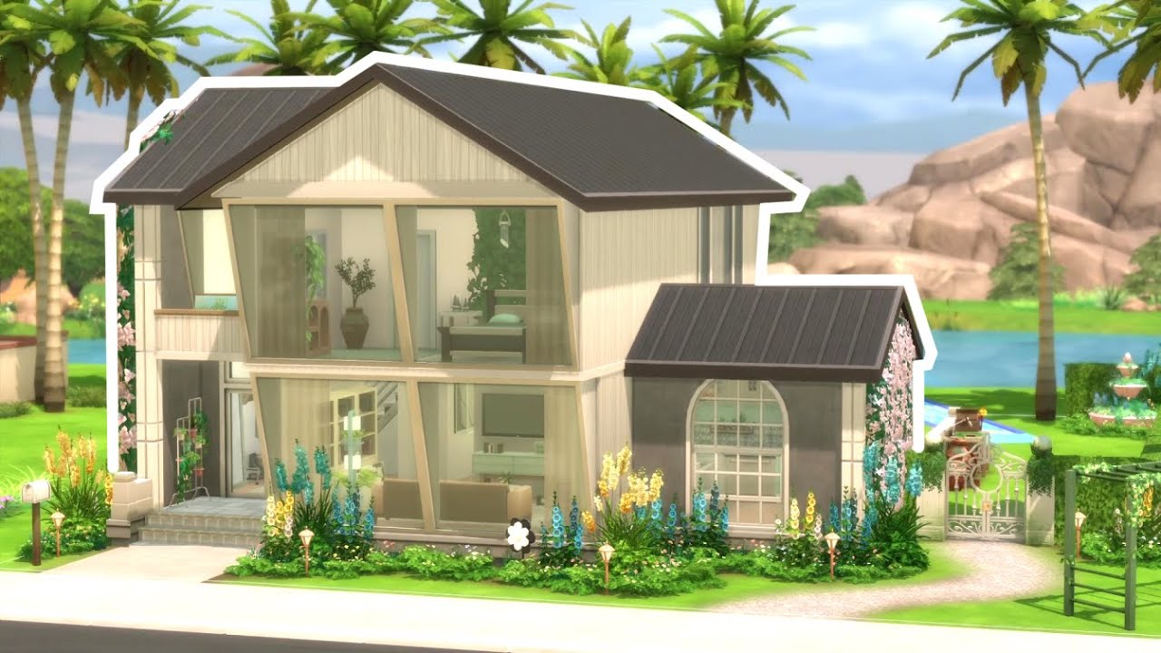 Only Free Packs Challenge 💸 (Sims 4 Speed Build)
