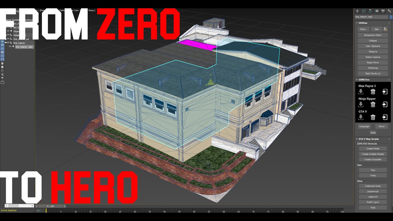 MLO interior creation | How to create a custom MLO from scratch | GTA V Tutorial