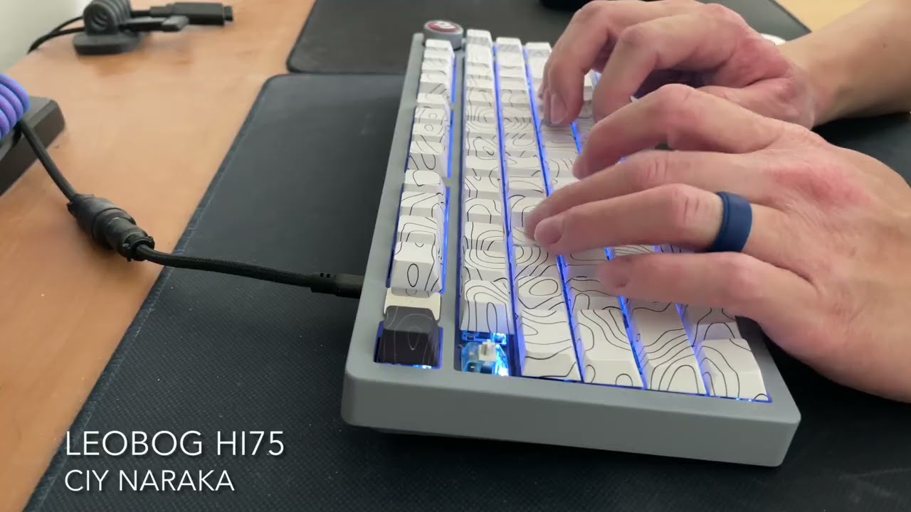 CIY Naraka Switches | Leobog Hi75 | All Foams | Typing Sounds