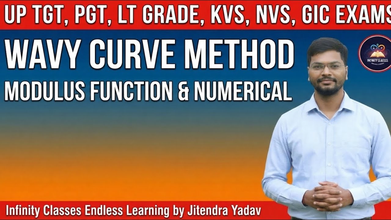 Wavy Curve Method & Modulus Function|Classification of Functions(Part-2)|Numericals|Jitendra Yadav