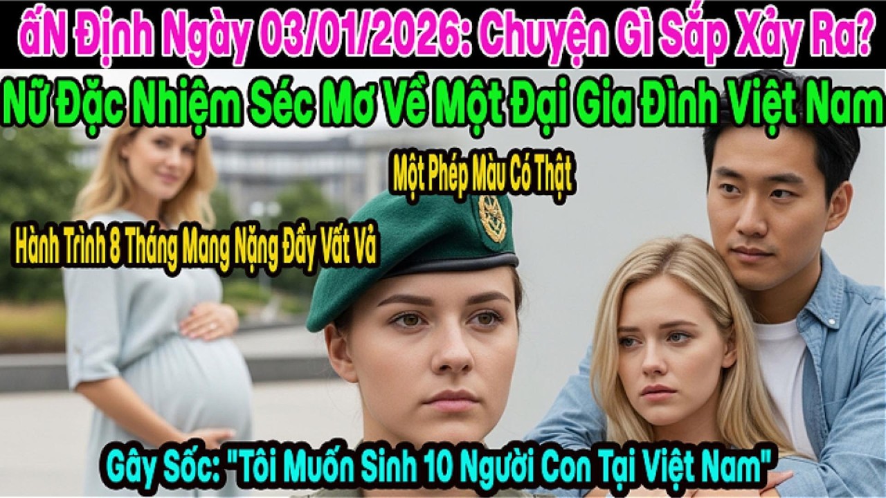 Vượt Qua Lời Phán Vô Sinh, Nữ Trung Sĩ Séc Bầu 8 Tháng Đến Việt Nam Với Ước Mơ Về Một Đại Gia Đình.