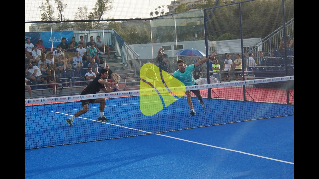 Vamos Pádel. Miguel Oliveira y Chris Fuster contra Maxi Grabiel y Aday santana. WPT Mijas 2019