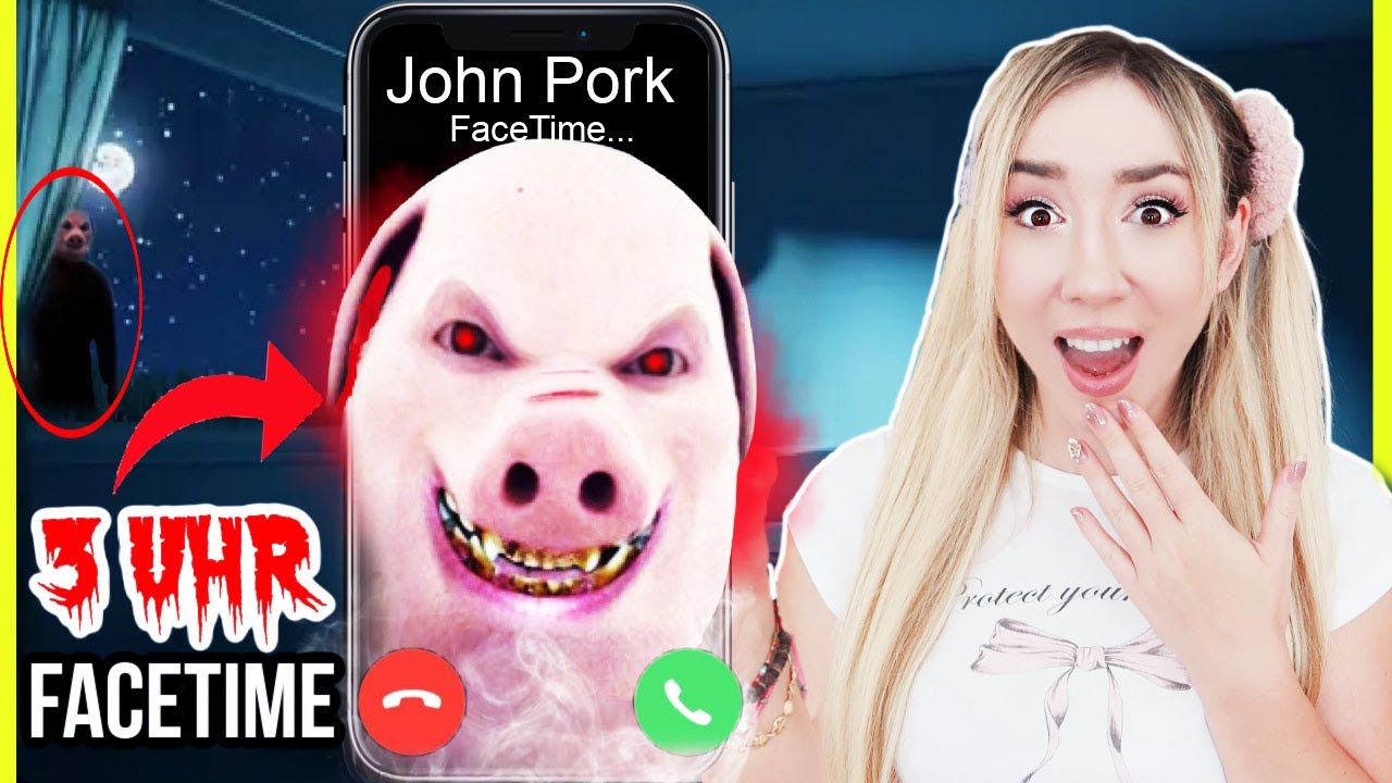 Facetime niemals mit JOHN PORK ohne deine beste TIKTOK Freundin um 3 Uhr nachts vor HALLOWEEN 2023