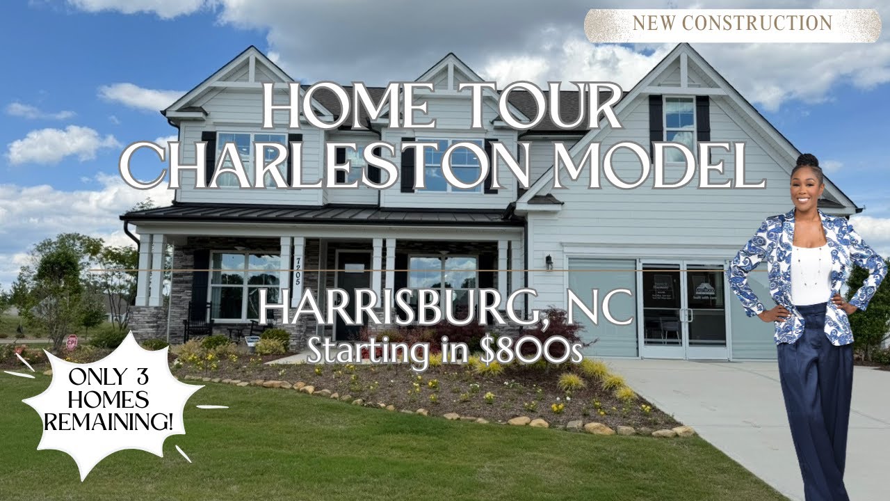 Tour This $800K+ Charleston Model in Harmony | Harrisburg NC | New Construction | Eastwood Homes