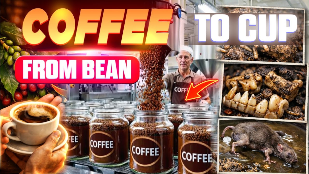 How Coffee Is Made Inside Factories | From Raw Beans to Perfect Aroma ☕