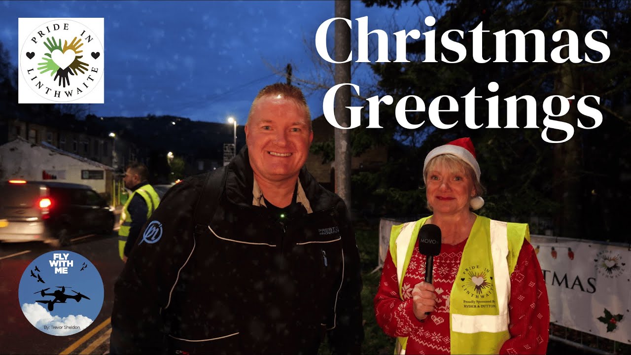 #christmas  Lights Switch on #xmas  Linthwaite Huddersfield 4K