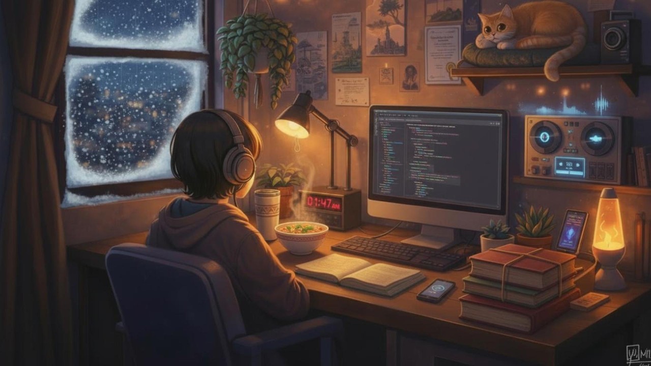 Calm Desk at 1AM