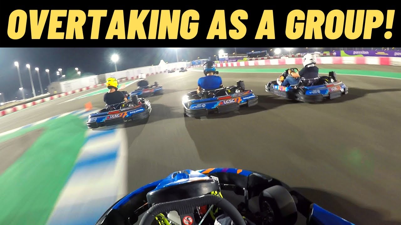 Learn how Pro's overtake in rental go karts!