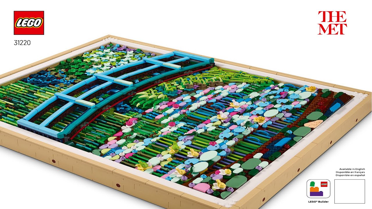 LEGO Instructions - Art - 31220 - Claude Monet - Bridge over a Pond of Water Lilies - Paintings