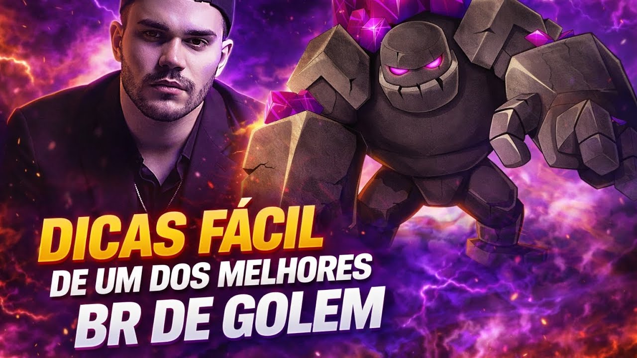 DICAS PARA VOCÊ APRENDER A JOGAR DE GOLEM 🔥 #clashroyale 