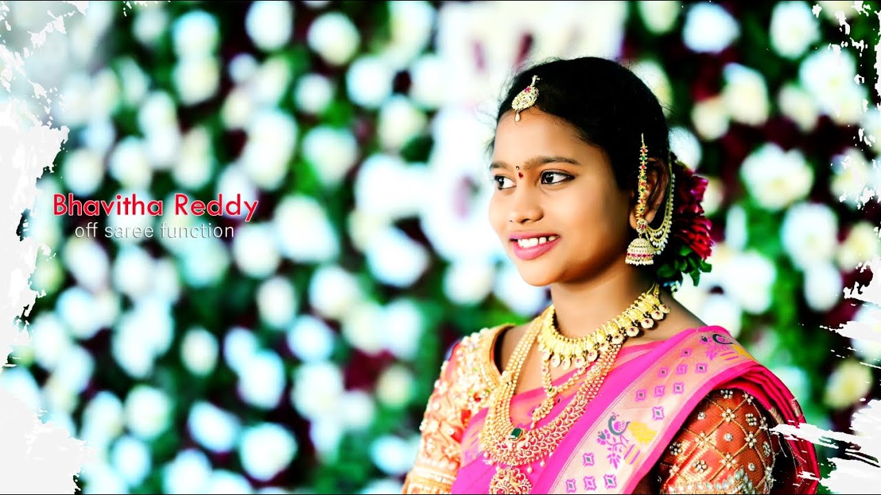 chinta Bhavitha Reddy - off saree function