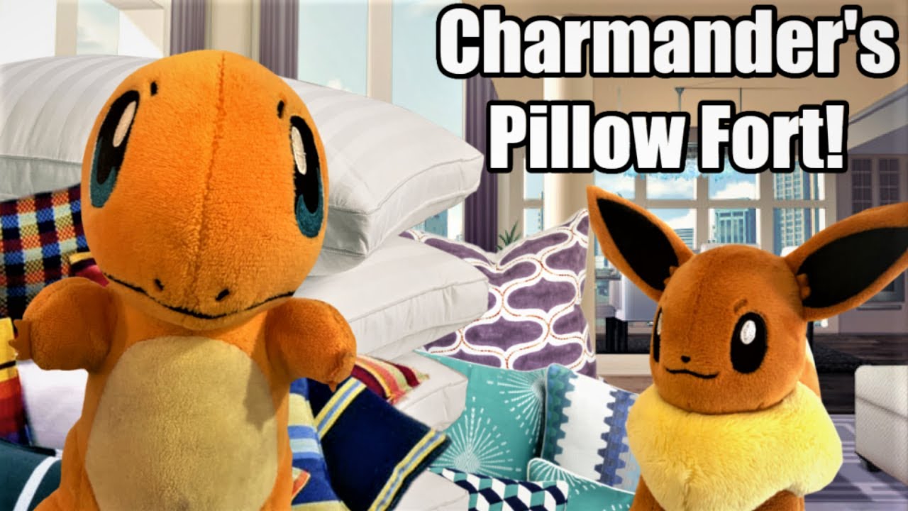 Charmander's Pillow Fort! - Pokemon Plush Pals