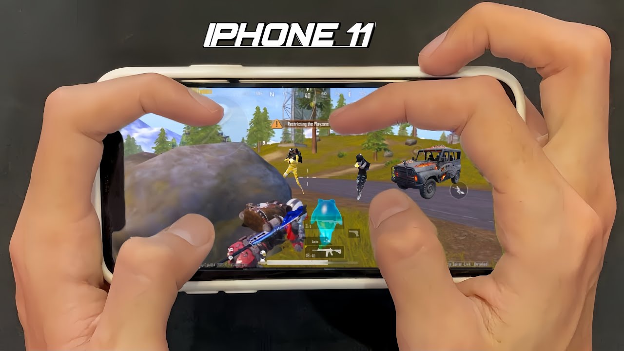 IPHONE 11 HANDCAM IN 2025 🔥/Super Smooth+Extreme PUBG Gaming Test😍/ NEW IOS 18.5 Livik Gameplay!