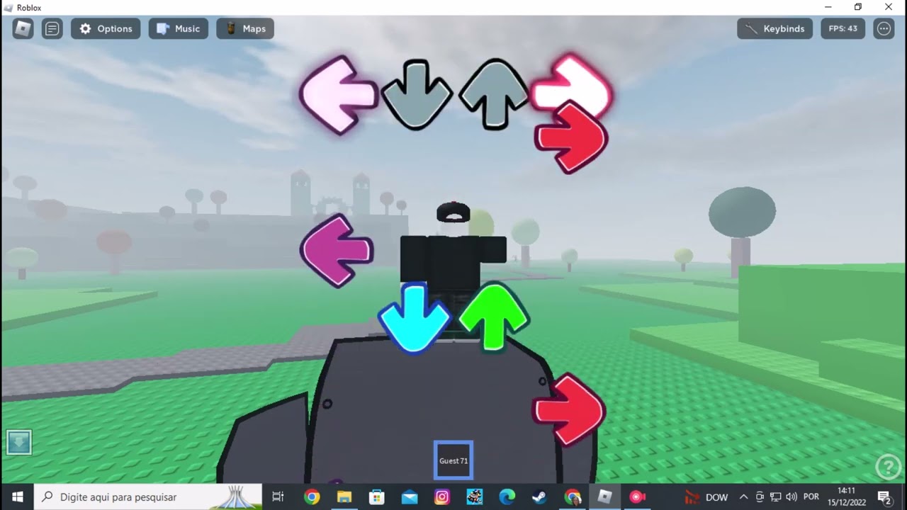 FNF GUEST 71 AND ROBLOX