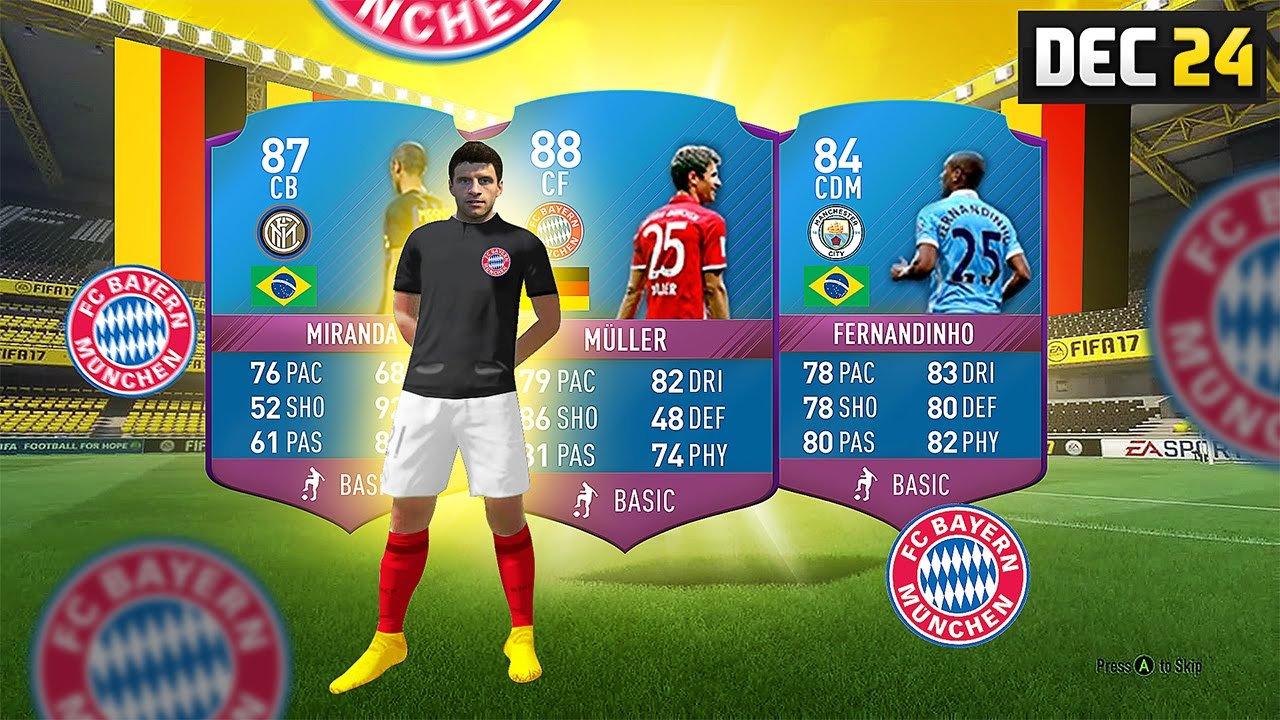 MULLER (CHEAP) / FERNANDINHO / MIRANDA FUTMAS SBC! - #SBC #FIFA17 Ultimate Team