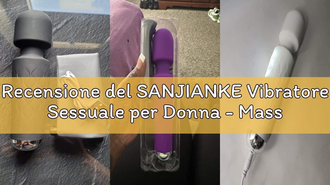 Recensione del SANJIANKE Vibratore Sessuale per Donna - Massaggiante Personale Con 8 Velocit&agrave; e 20 M