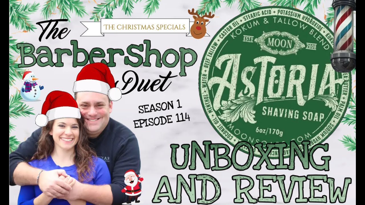 The Barbershop Duet - Astoria Shave Soap by Moon Soaps - Unboxing and Review