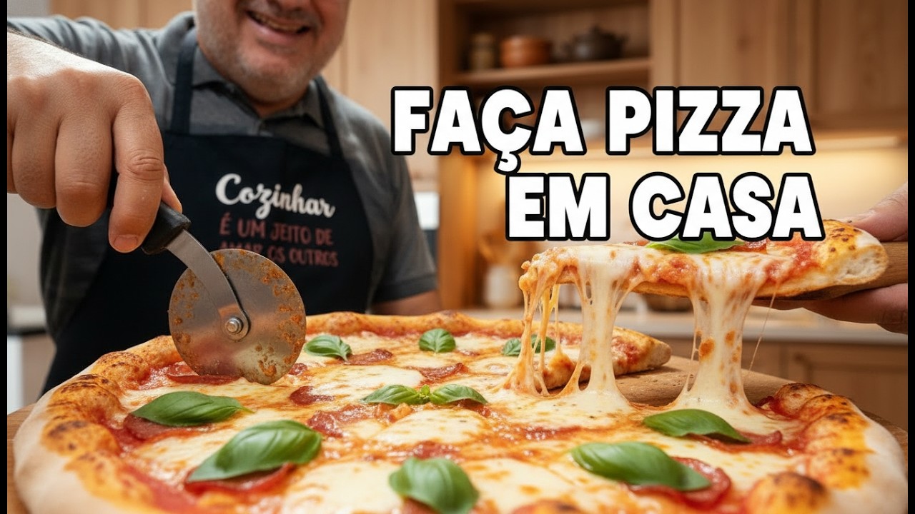 Pizza Caseira Fácil | Passo a Passo da Massa ao Forno