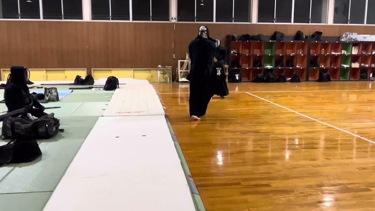 櫻木會稽古　2025年11月27日　地稽古　日野くんvs片岡さん　#栃木　#真岡市　#日本　#剣道　#KENDO   #稽古は楽しく　#地稽古　#若者　#五段