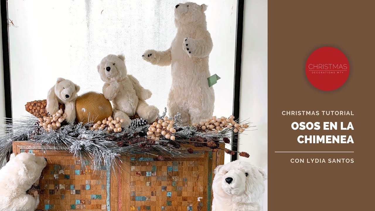 Christmas Tutorial: Osos Polares para tu Chimenea