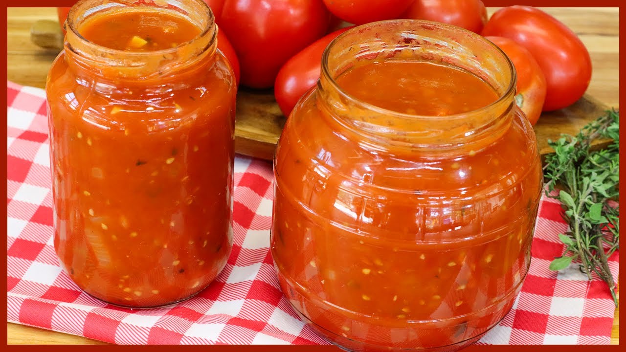 MOLHO DE TOMATE CASEIRO SUPER FÁCIL I PERFEITO I SAUDÁVEL E NUTRITIVO - Receitas de Pai