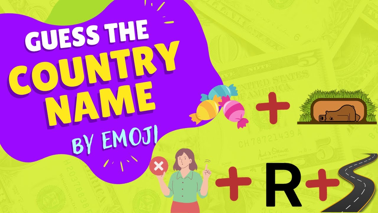 Guess the country by emoji | emoji quiz | quiz master | trivia challenge | emoji puzzles
