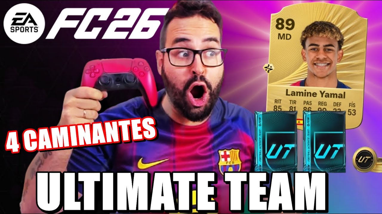 PRIMER DÍA en FC 26!! 4 CAMINANTES en ULTIMATE TEAM - Mancuer